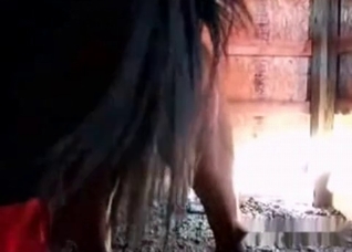 Outrageously hot fucking session with a horse