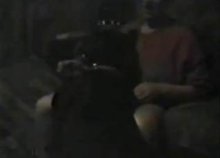 Intense bestiality video, retro XXX