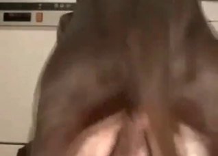 Gay dude getting furiously fucked by a dog